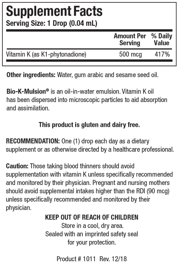 Biotics Research - Bio-K-Mulsion®