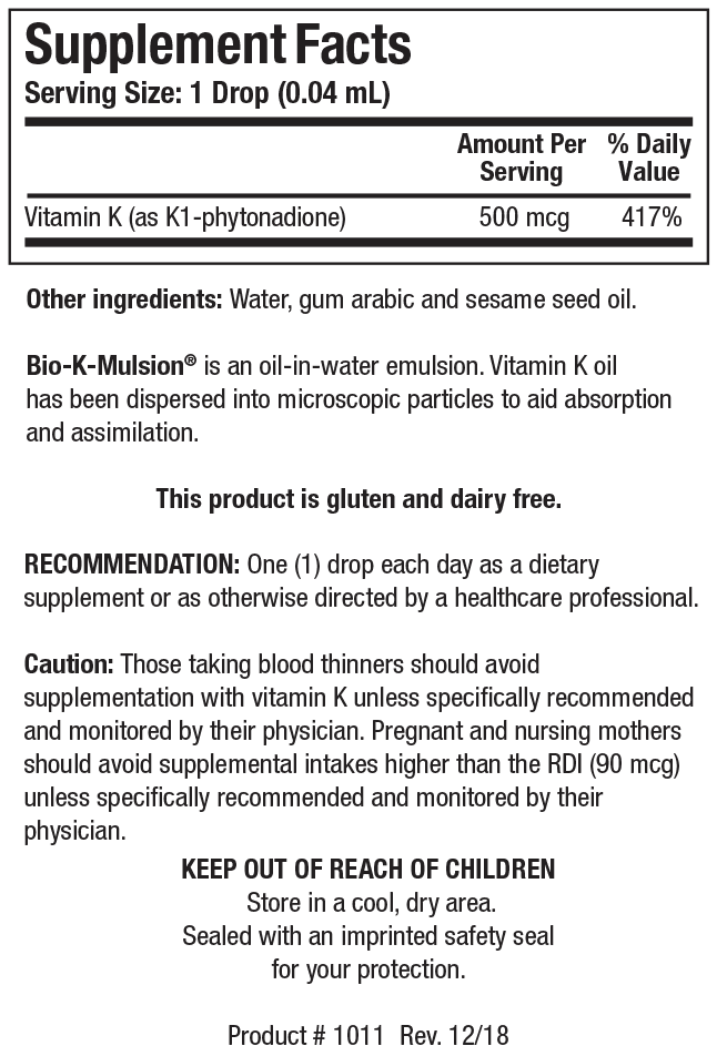 Biotics Research - Bio-K-Mulsion®
