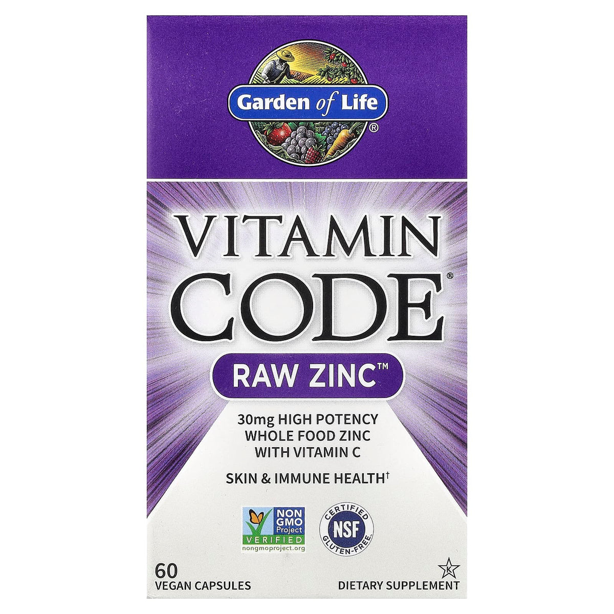 Garden of Life - Vitamin Code RAW Zinc