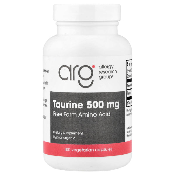 Allergy Research Group - Taurine 500mg