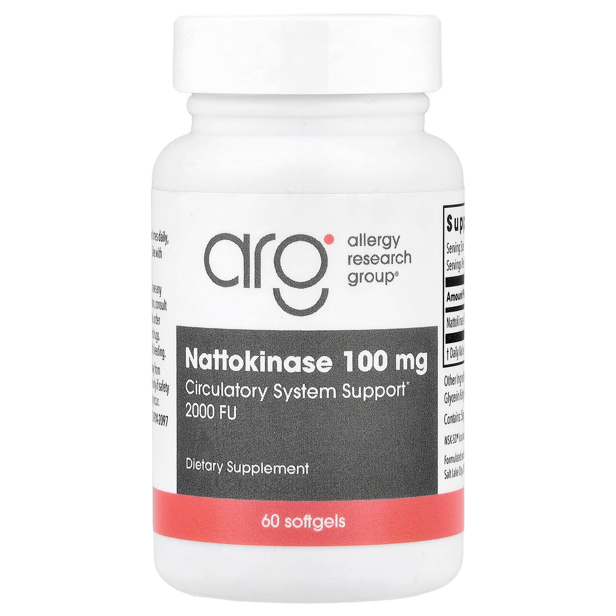 Allergy Research Group - Nattokinase 50 mg NSK-SD®