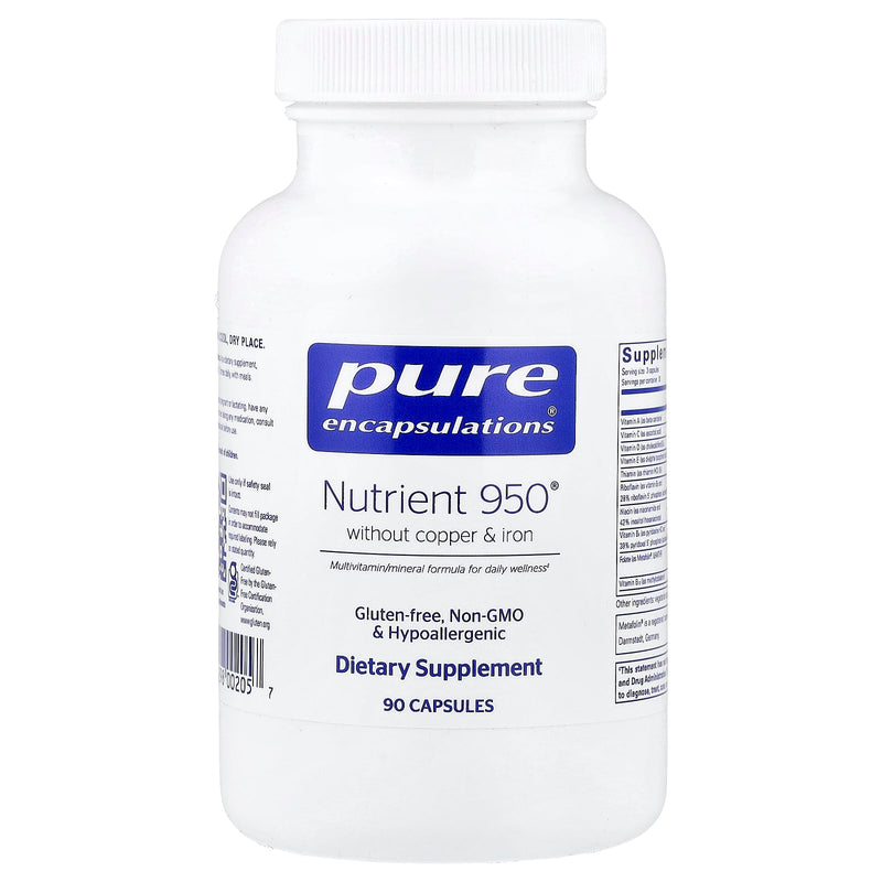 Pure Encapsulations - Nutrient 950® without Copper & Iron