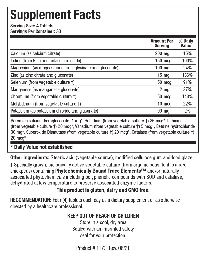 Biotics Research - Multi-Mins™ Iron & Copper Free