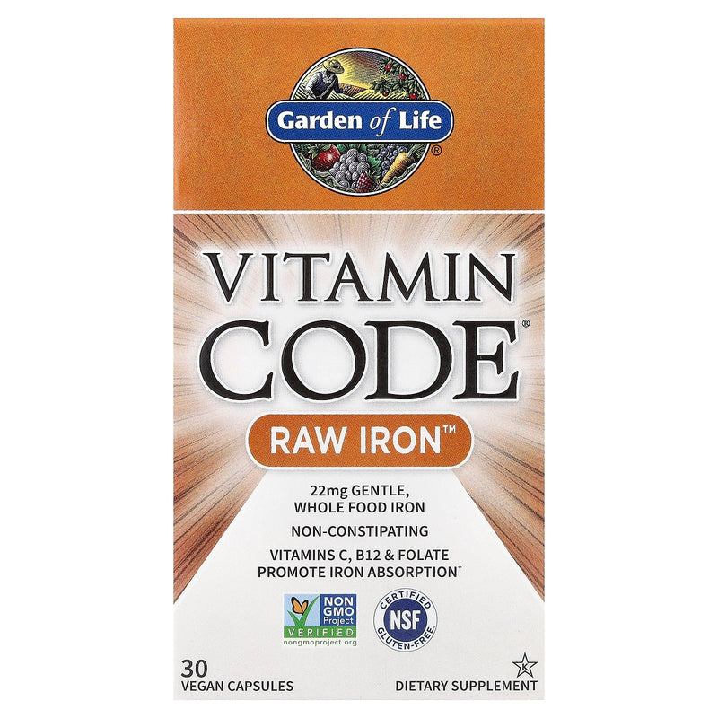 Garden of Life - Vitamin Code RAW Iron