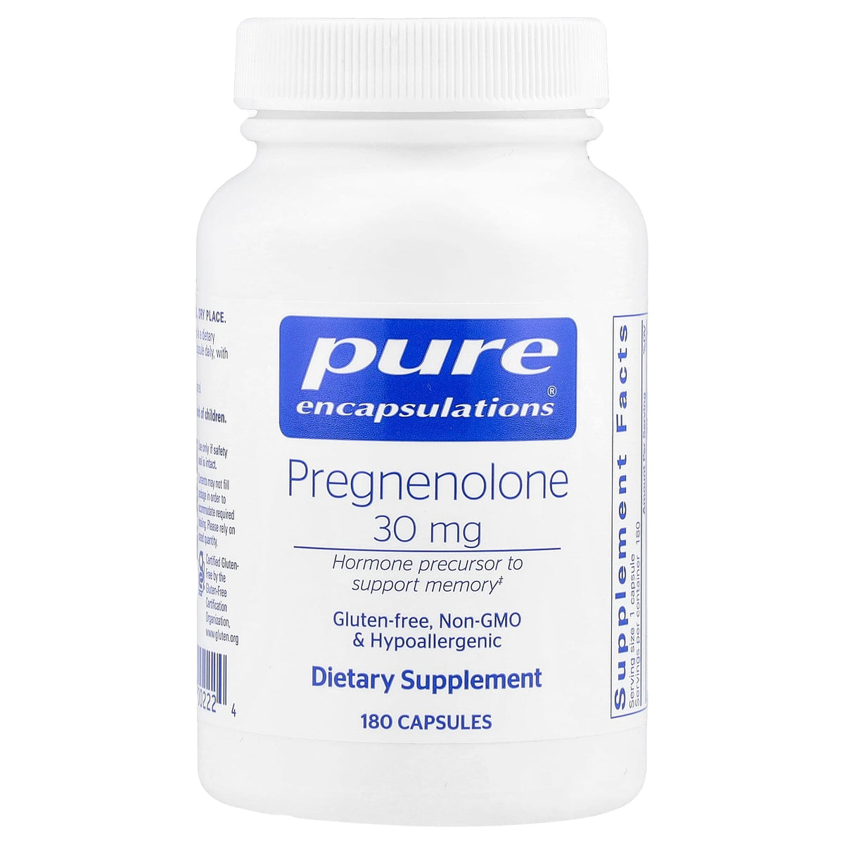 Pure Encapsulations - Pregnenolone 30mg