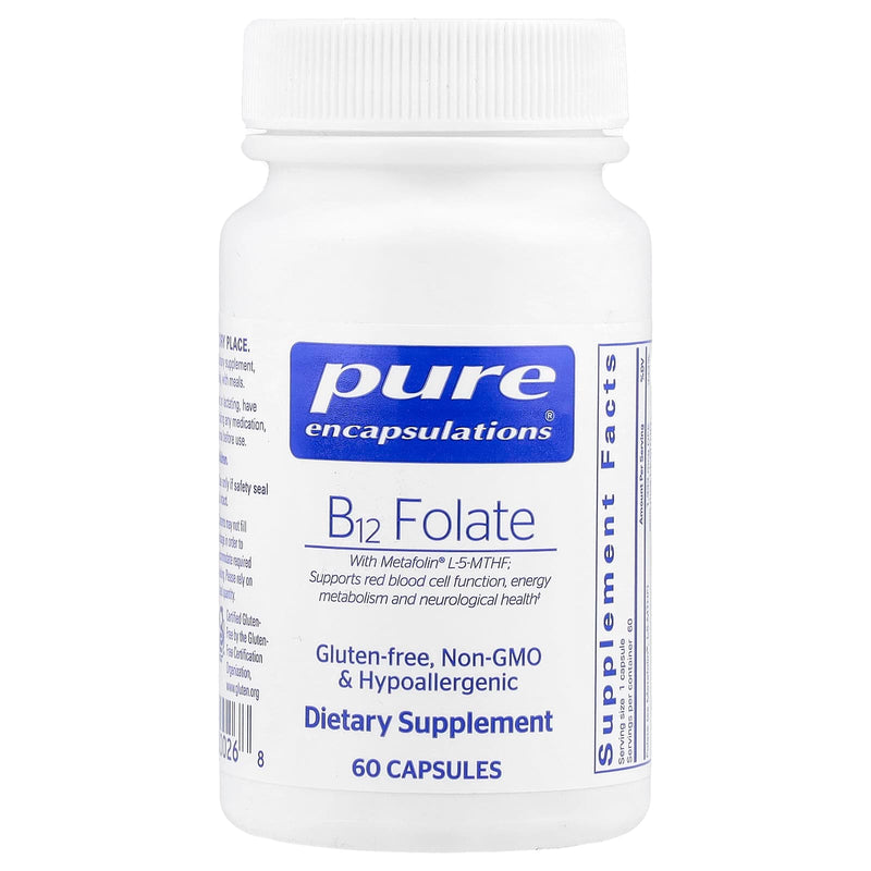 Pure Encapsulations - PureMelt B12 Folate Lozenges