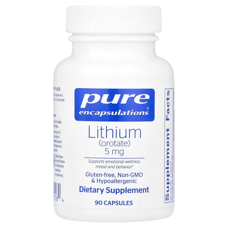 Pure Encapsulations - Lithium (orotate) 1mg