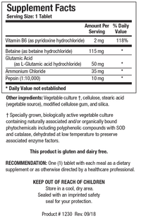 Biotics Research - HCl-Plus™
