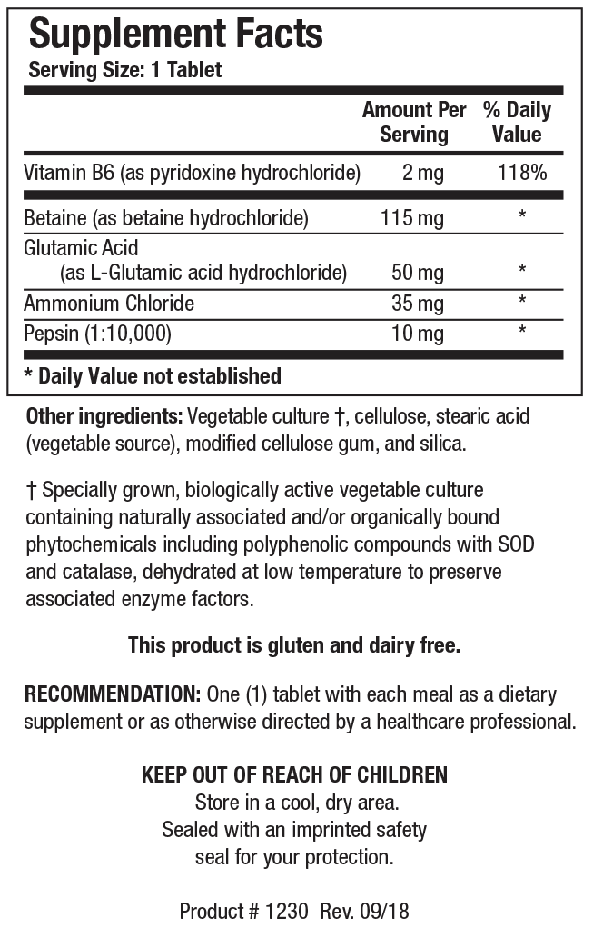 Biotics Research - HCl-Plus™