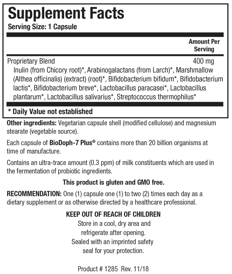 Biotics Research - BioDoph-7 Plus®
