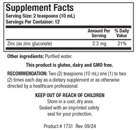 Biotics Research - Aqueous Zinc™