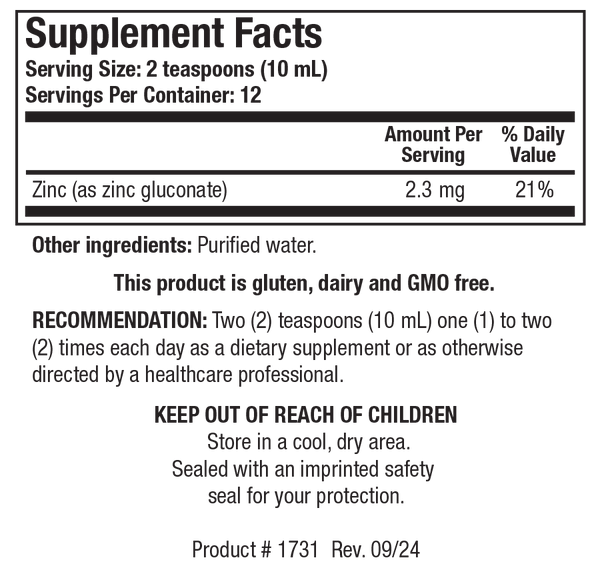 Biotics Research - Aqueous Zinc™