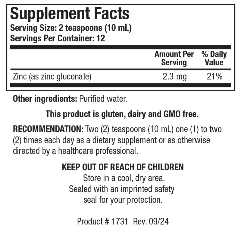 Biotics Research - Aqueous Zinc™