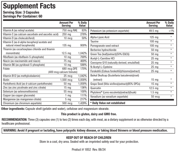 Biotics Research - GlucoResolve®