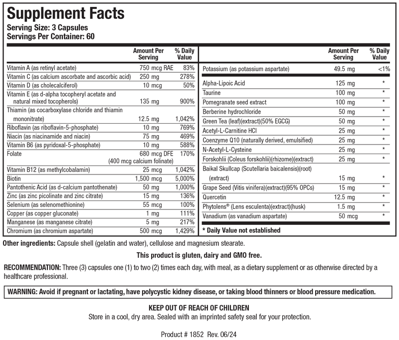 Biotics Research - GlucoResolve®