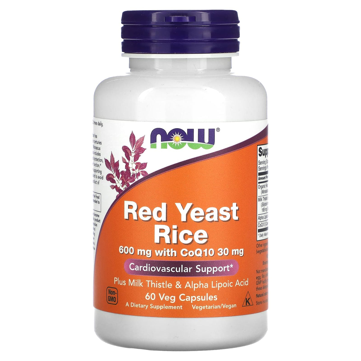 NOW Foods Red Yeast Rice 1200mg — view 2