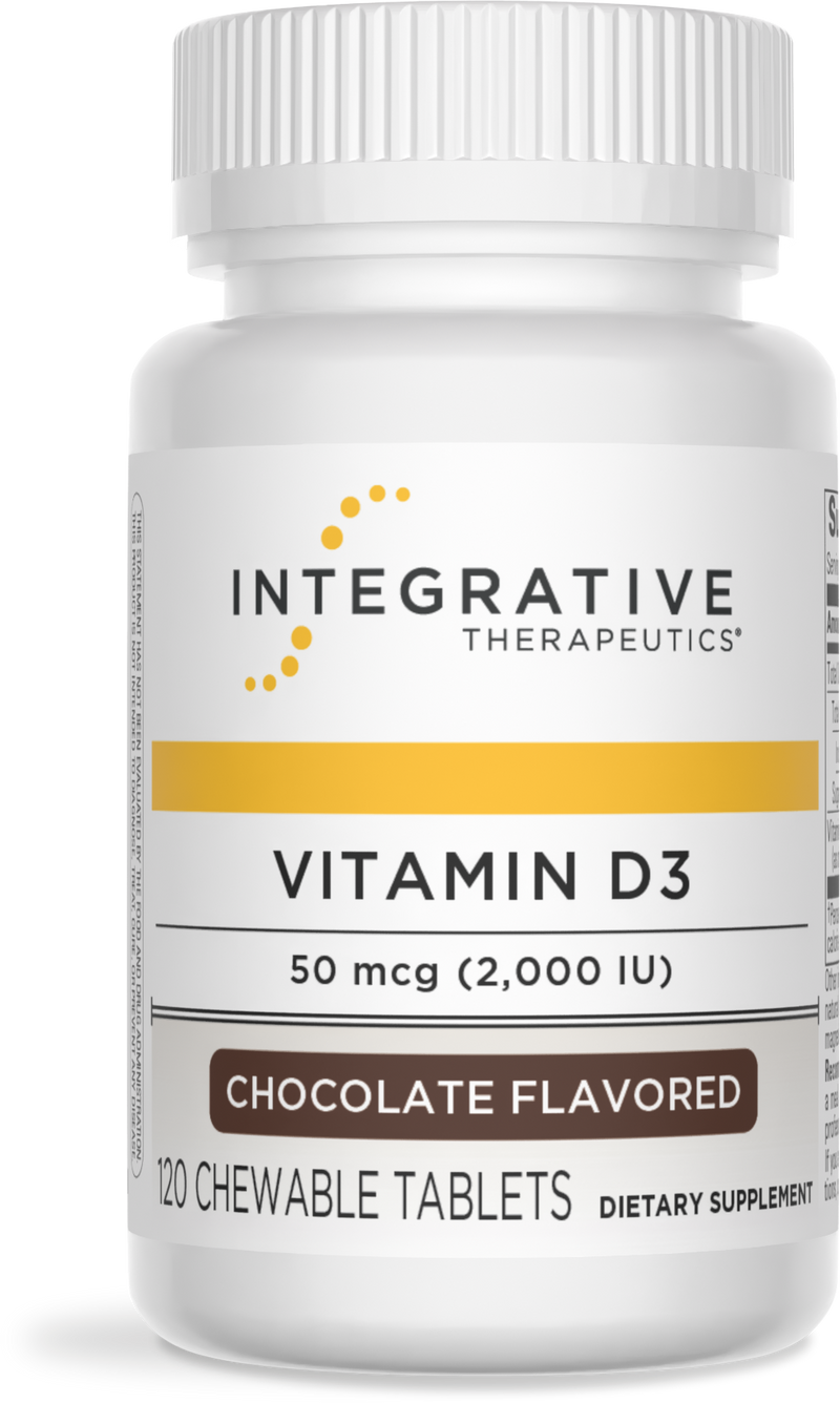 Integrative Therapeutics - Vitamin D3 5000IU Chewable/Chocolate