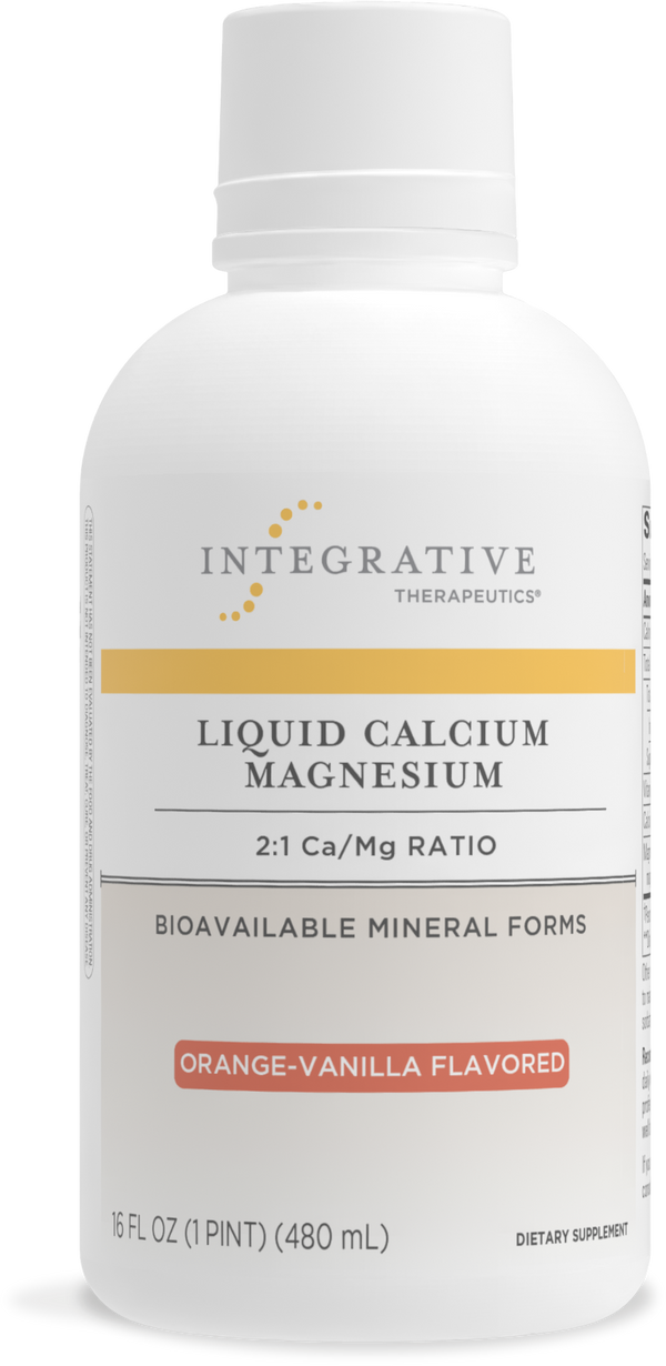 Integrative Therapeutics - Liquid Calcium Magnesium Orange-Vanilla 2:1