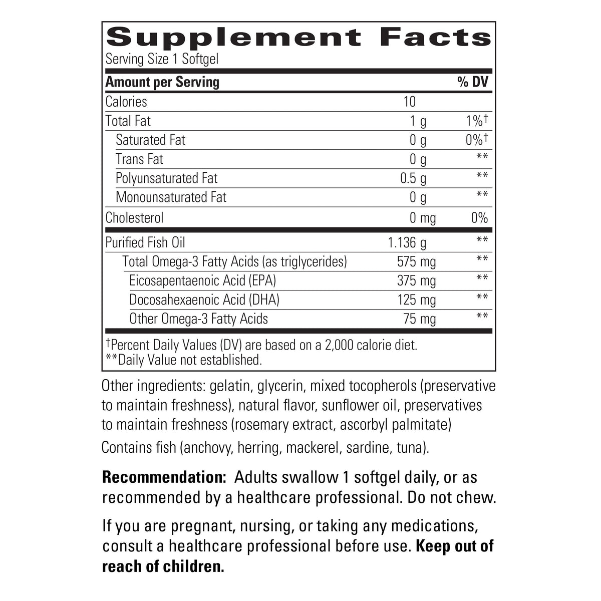 Integrative Therapeutics Pure Omega HP Softgels