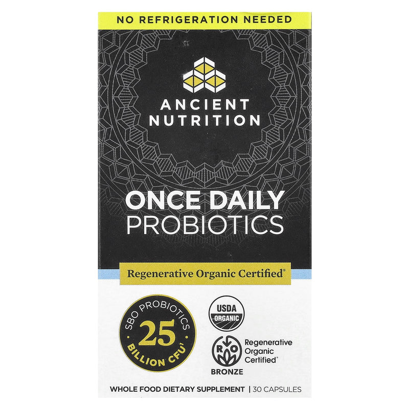 Ancient Nutrition - Regenerative Organic Certified Women’s Once Daily Probiotics 25B