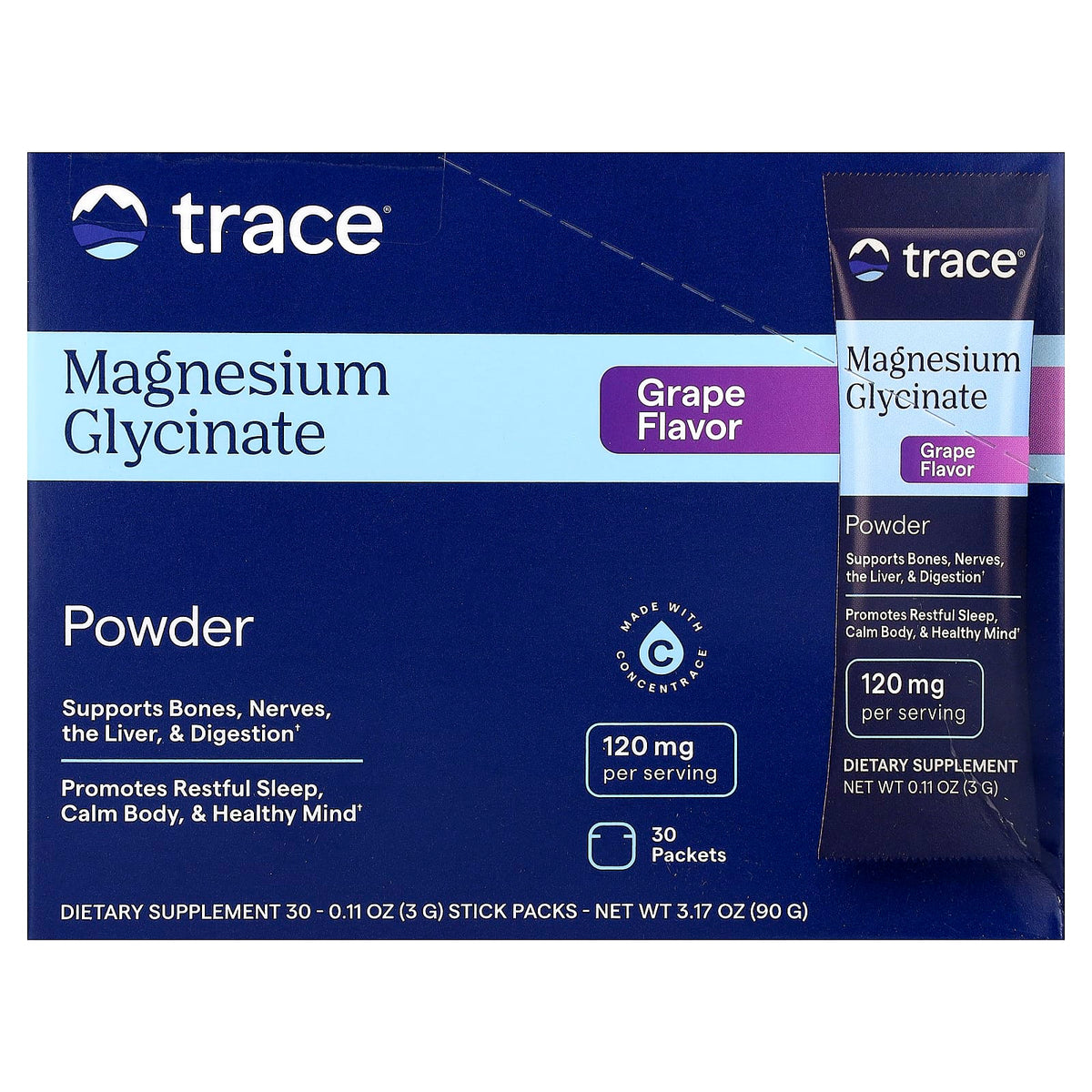 Trace Minerals Research - Magnesium Glycinate Powder Orange