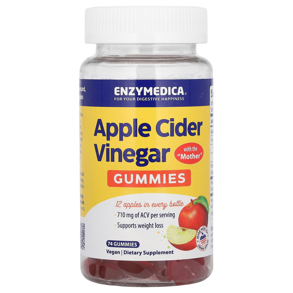 Enzymedica Apple Cider Vinegar Gummies — view 2