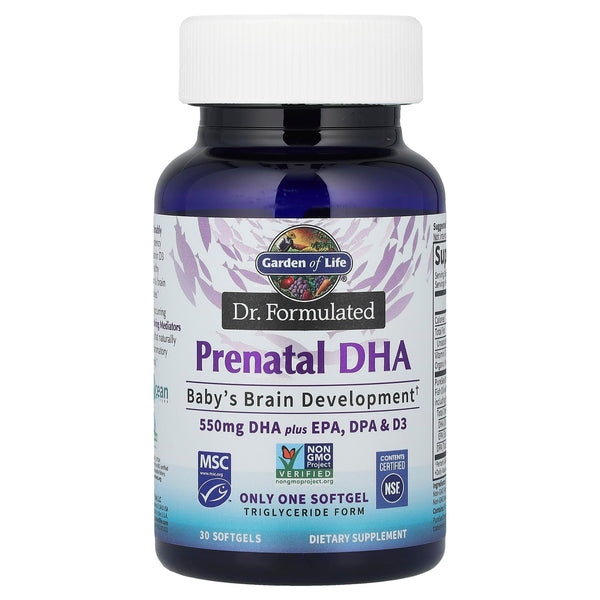 Garden of Life - Dr. Formulated Prenatal DHA