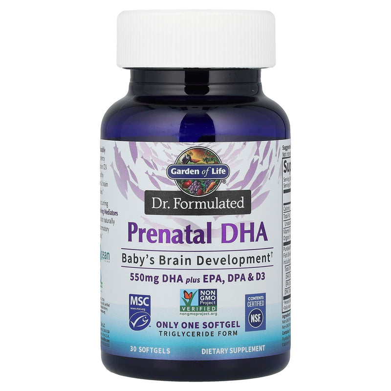 Garden of Life - Dr. Formulated Prenatal DHA