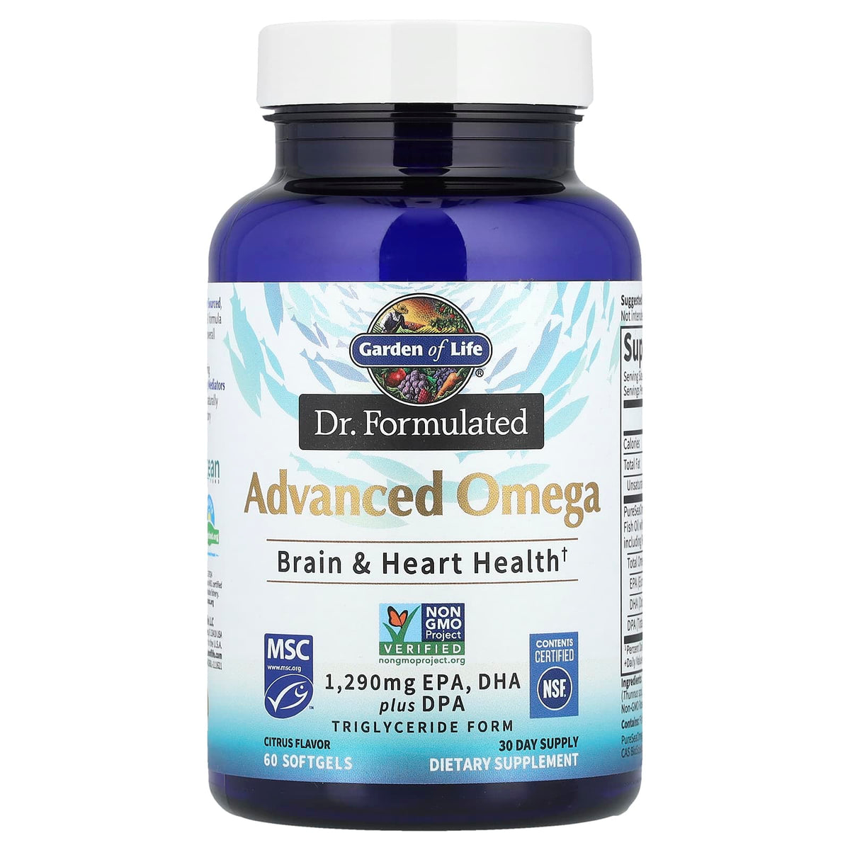 Garden of Life - Dr. Formulated Advanced Omega Lemon