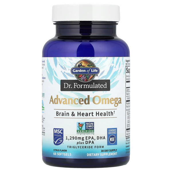 Garden of Life - Dr. Formulated Advanced Omega Lemon