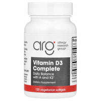 Allergy Research Group - Vitamin D3 Complete 5000 High Potency with A and K2