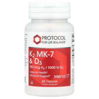 Protocol for Life Balance - K2 MK-7 and D3