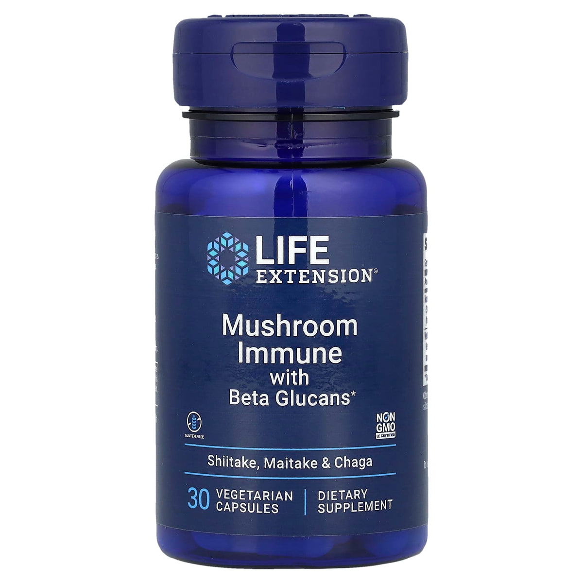 Life Extension - Mushroom Immune with Beta Glucans