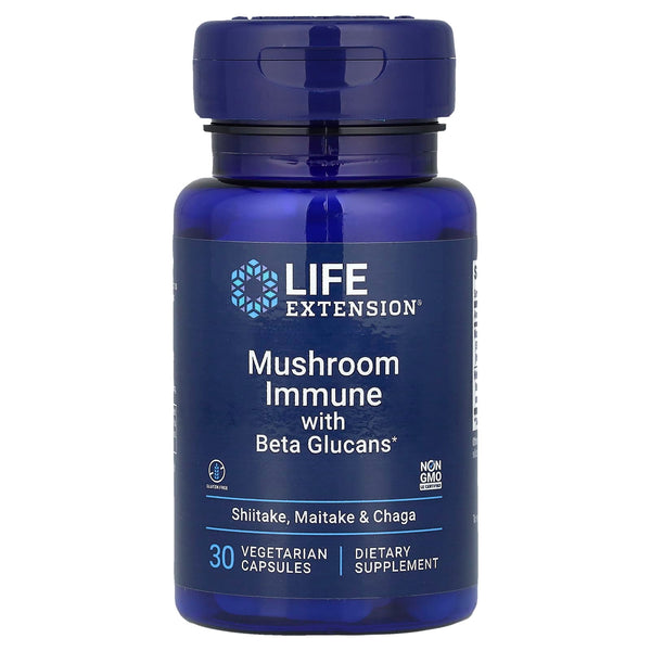 Life Extension - Mushroom Immune with Beta Glucans
