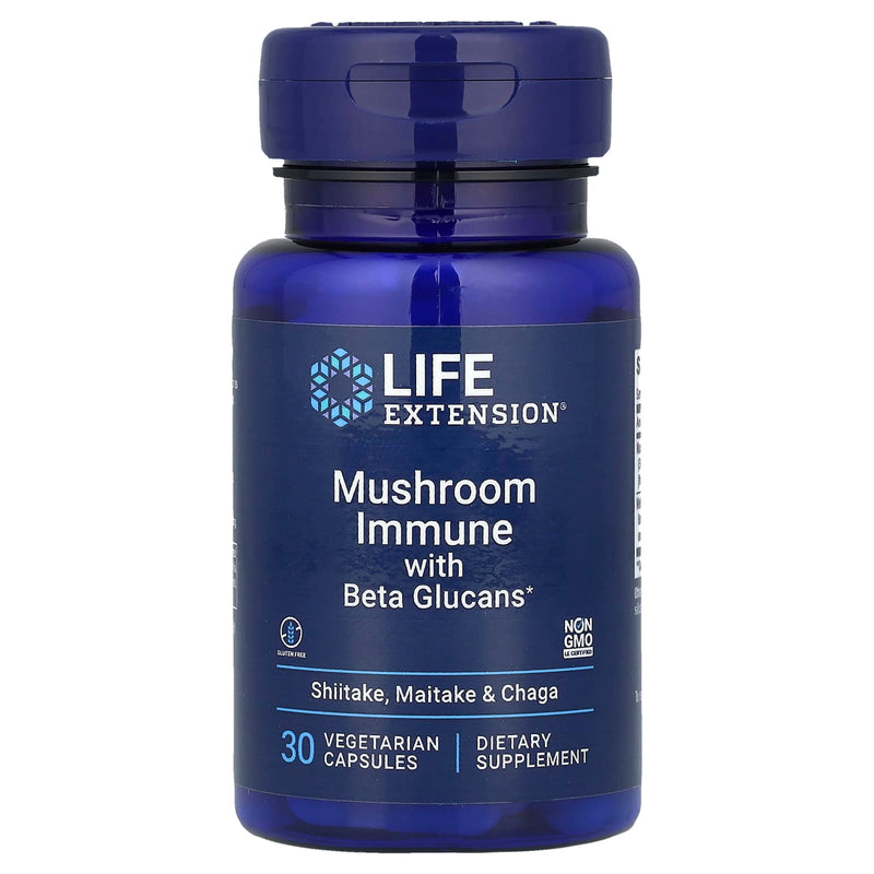 Life Extension - Mushroom Immune with Beta Glucans