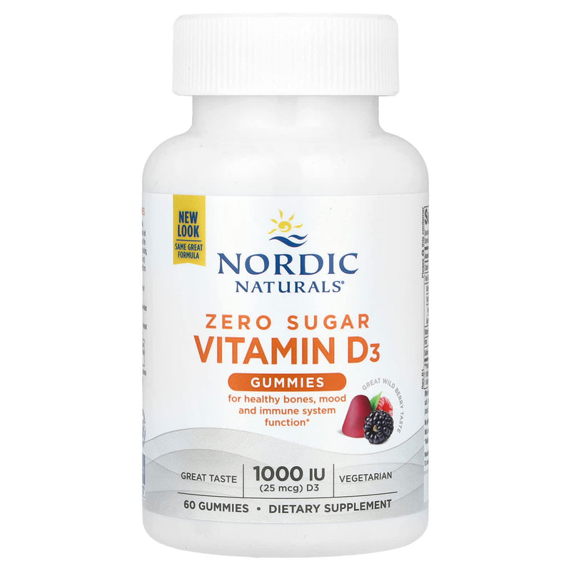 Nordic Naturals - Zero Sugar Vitamin B12 Gummies, Passion Fruit Flavored