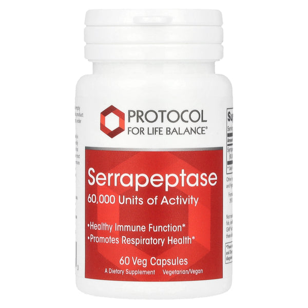 Protocol for Life Balance - Serrapeptase 60,000 Units of Activity