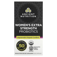 Ancient Nutrition - Regenerative Organic Certified Women's Extra Strength Probiotics 50B