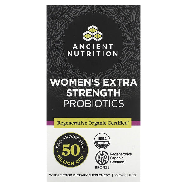 Ancient Nutrition - Regenerative Organic Certified Women's Extra Strength Probiotics 50B