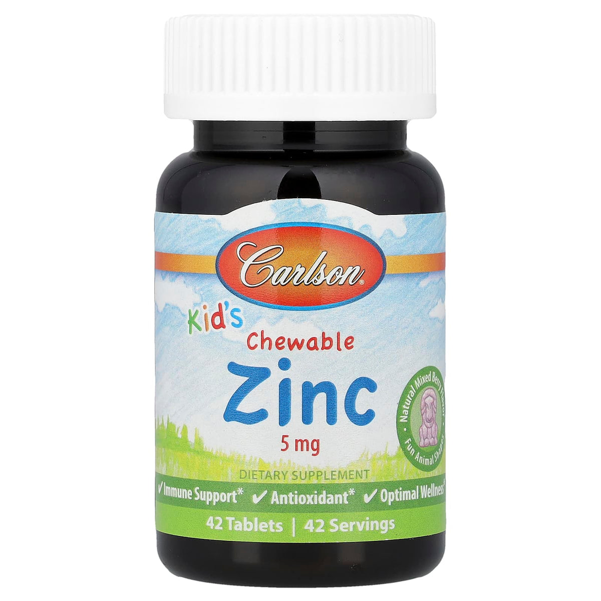 Carlson Labs Kid's Chewable Zinc 5mg — view 2