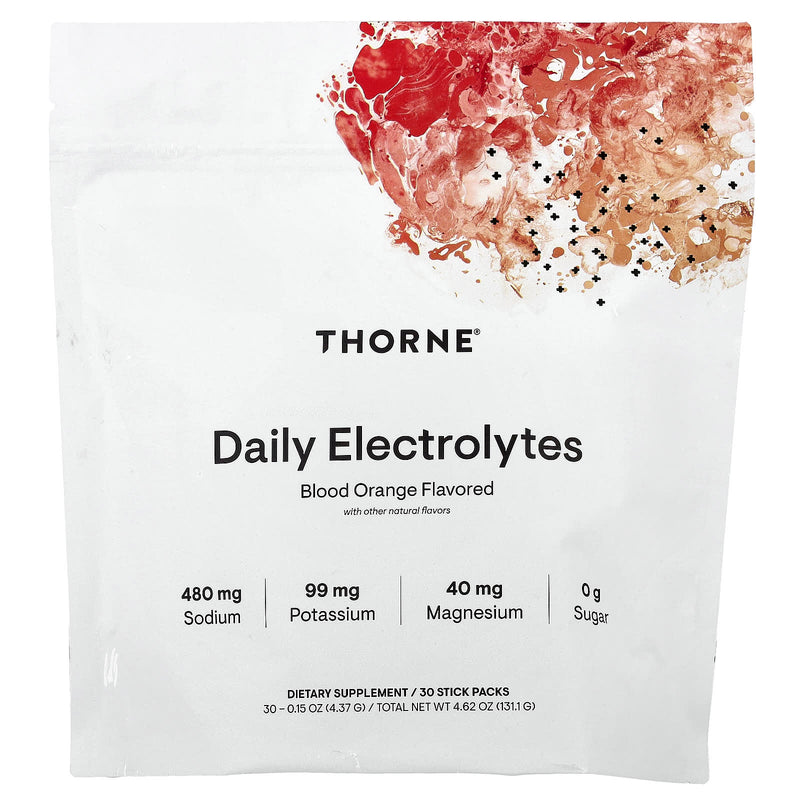 Thorne - Daily Electrolytes Blood Orange Flavored