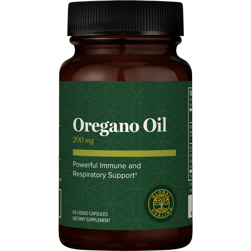 Global Healing Center - Oregano Oil 200 mg, Liquid Capsules