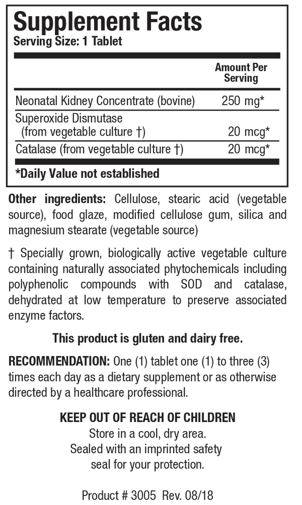 Biotics Research - Cytozyme-KD™ (Neonatal Kidney)