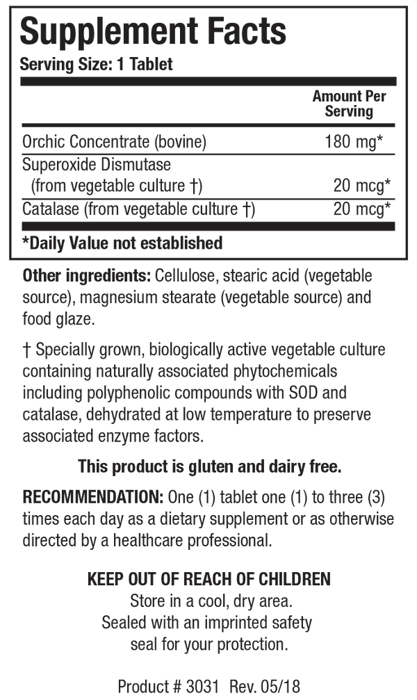 Biotics Research - Cytozyme Orchic™