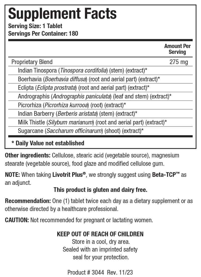 Biotics Research - Livotrit Plus®