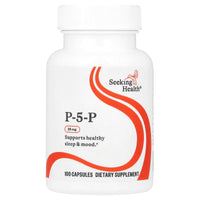Seeking Health - P-5-P (Pyridoxal 5-Phosphate) 25mg