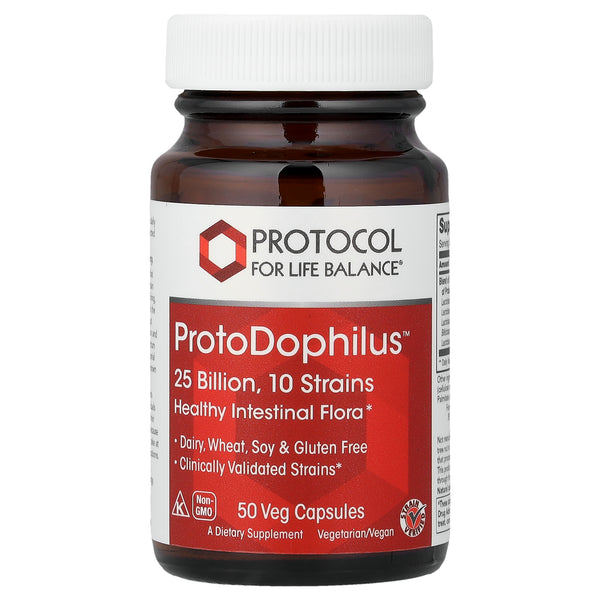 Protocol for Life Balance - ProtoDophilus 25 Billion, 10 Strains