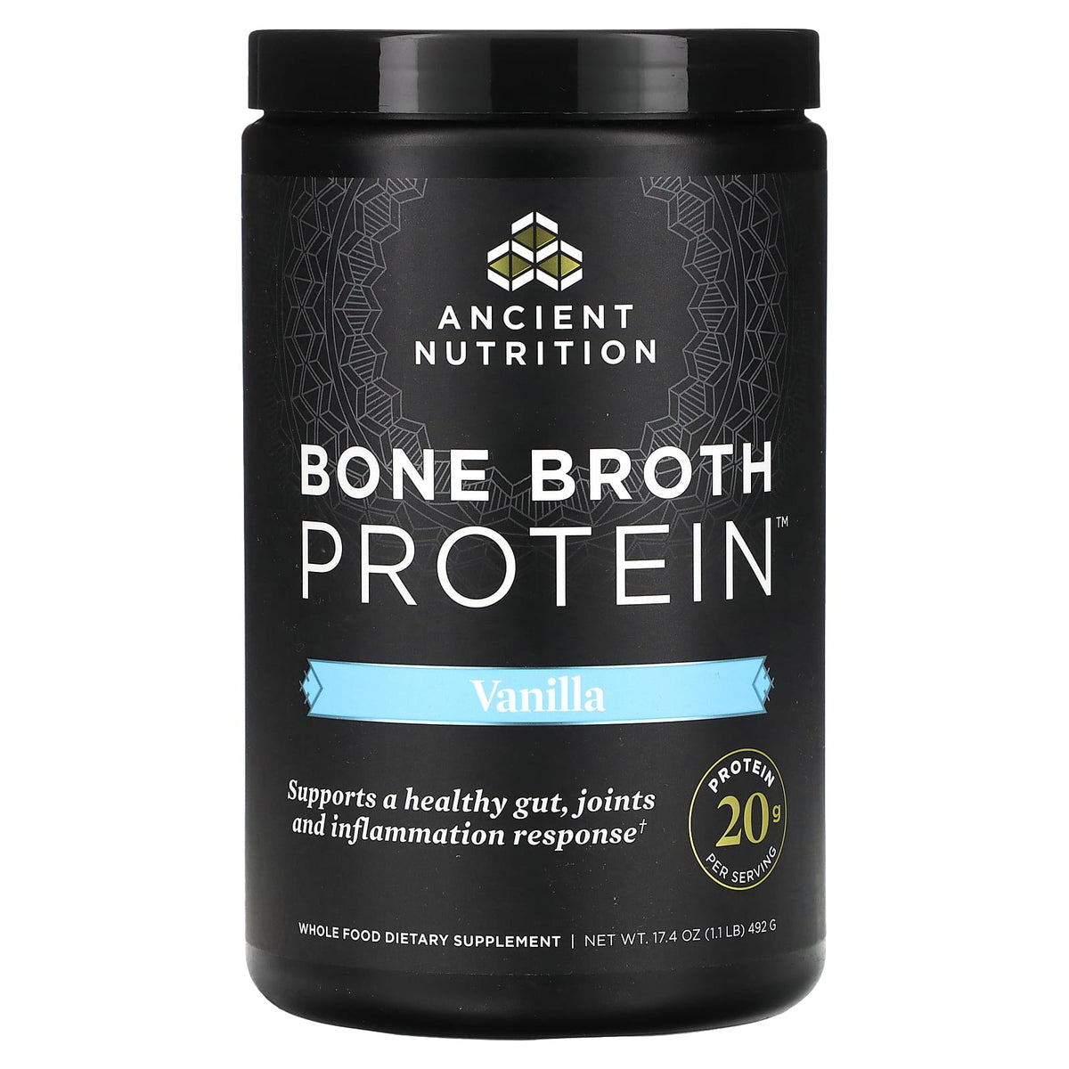 Ancient Nutrition - Bone Broth Protein Vanilla