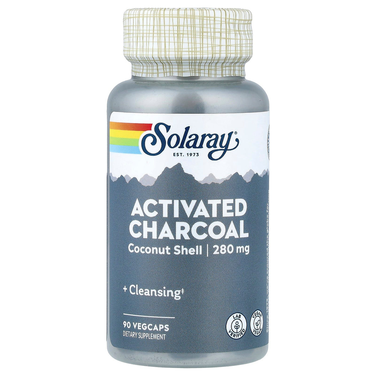 Solaray Activated Charcoal 280mg — view 2