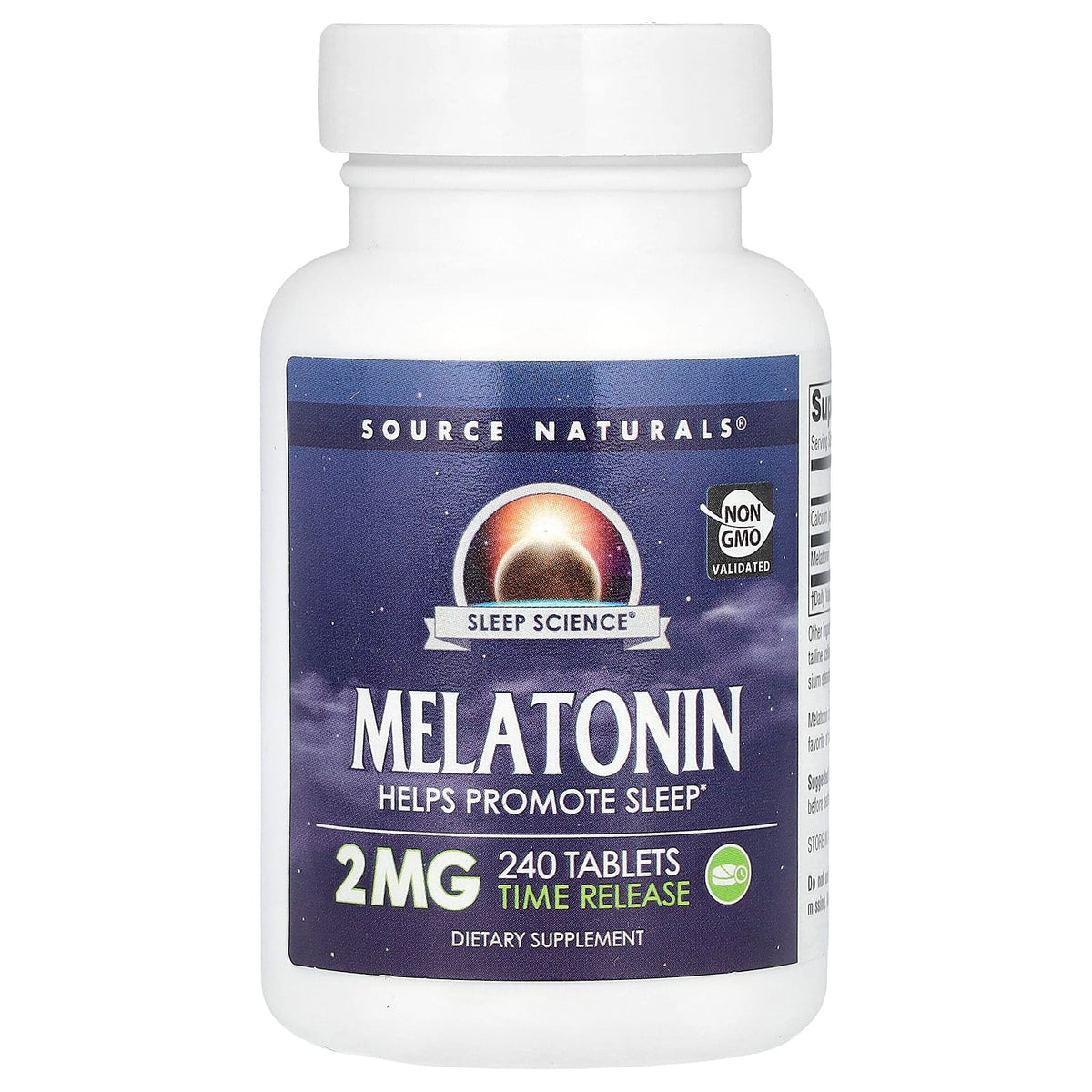 Source Naturals Melatonin 2mg Timed-Release — view 2